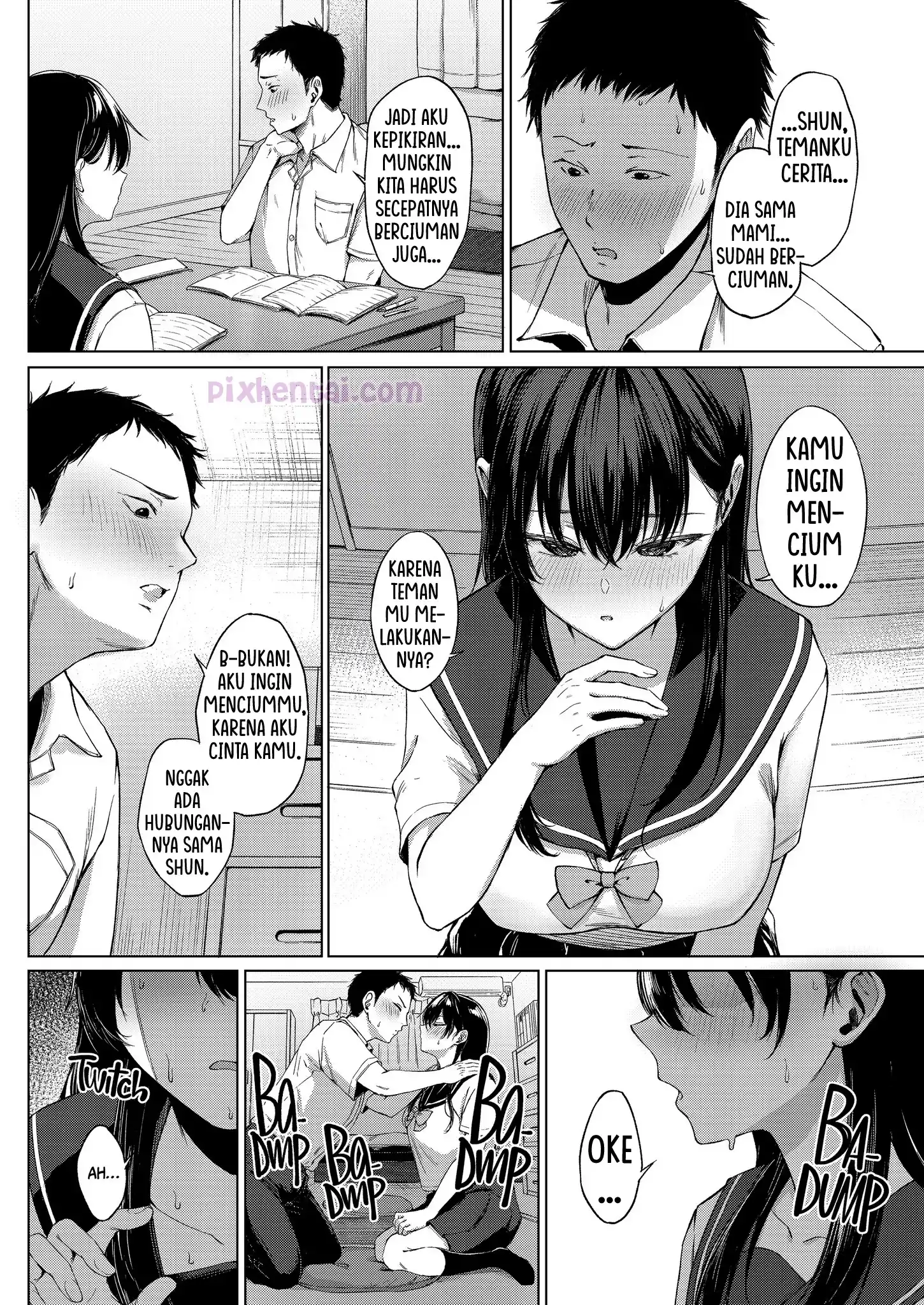 Komik hentai xxx manga sex bokep Bakunyuu Yuutousei ni Hitsuyou na Chinpo no Obenkyou Zenpen 3